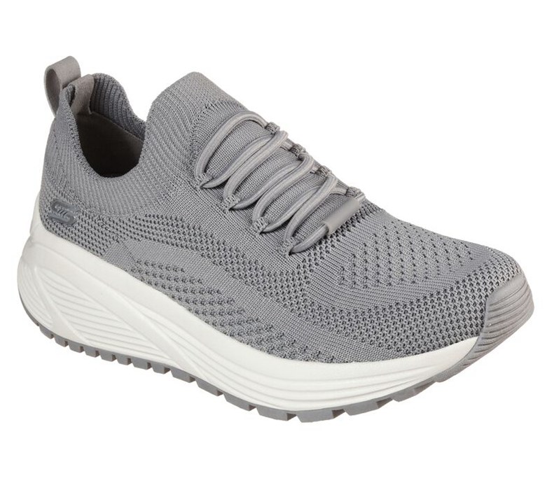 Skechers Bobs Sport Sparrow 2.0 - Allegiance Crew - Womens Slip On Shoes Grey [AU-MD9117]